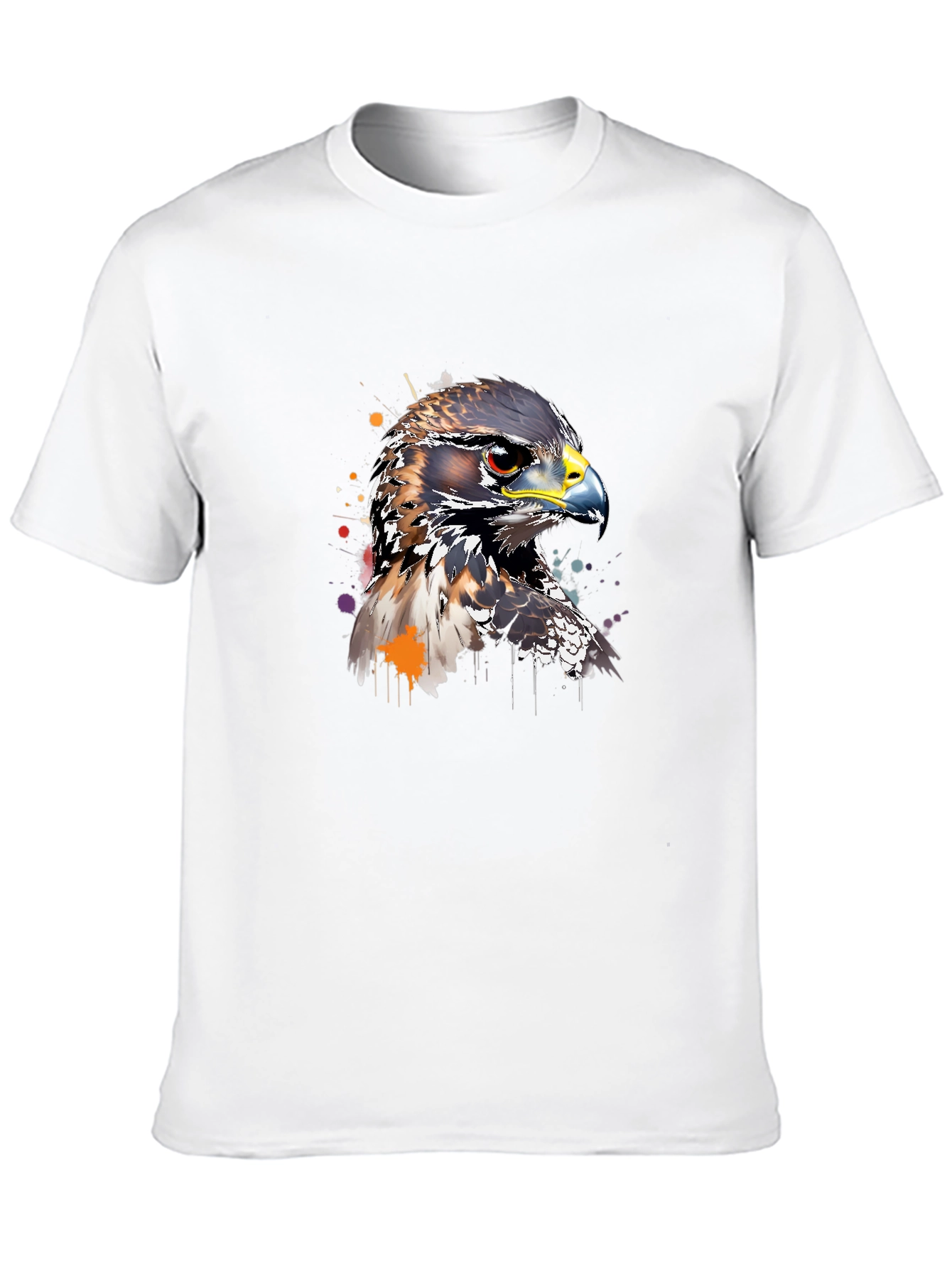 Hawk Graphic Print T-Shirt