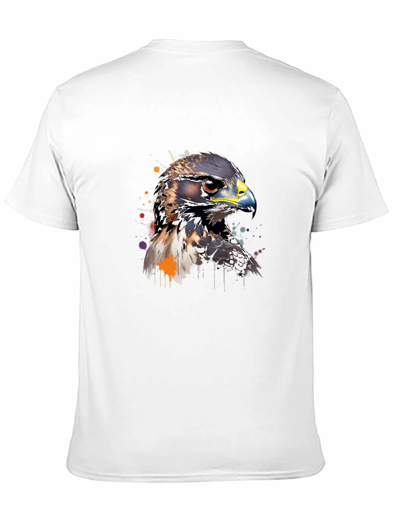 Hawk Graphic Print T-Shirt