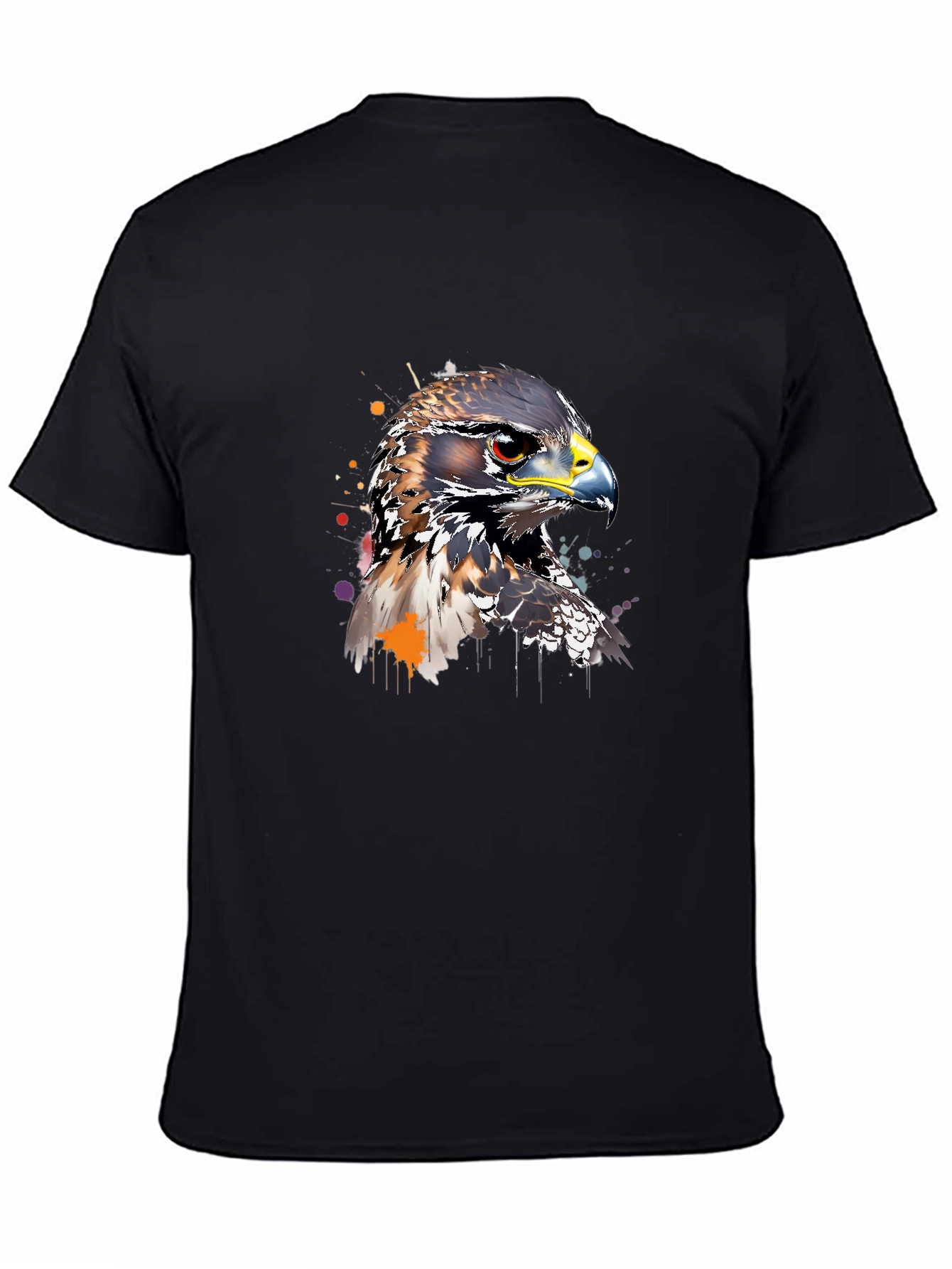 Hawk Graphic Print T-Shirt