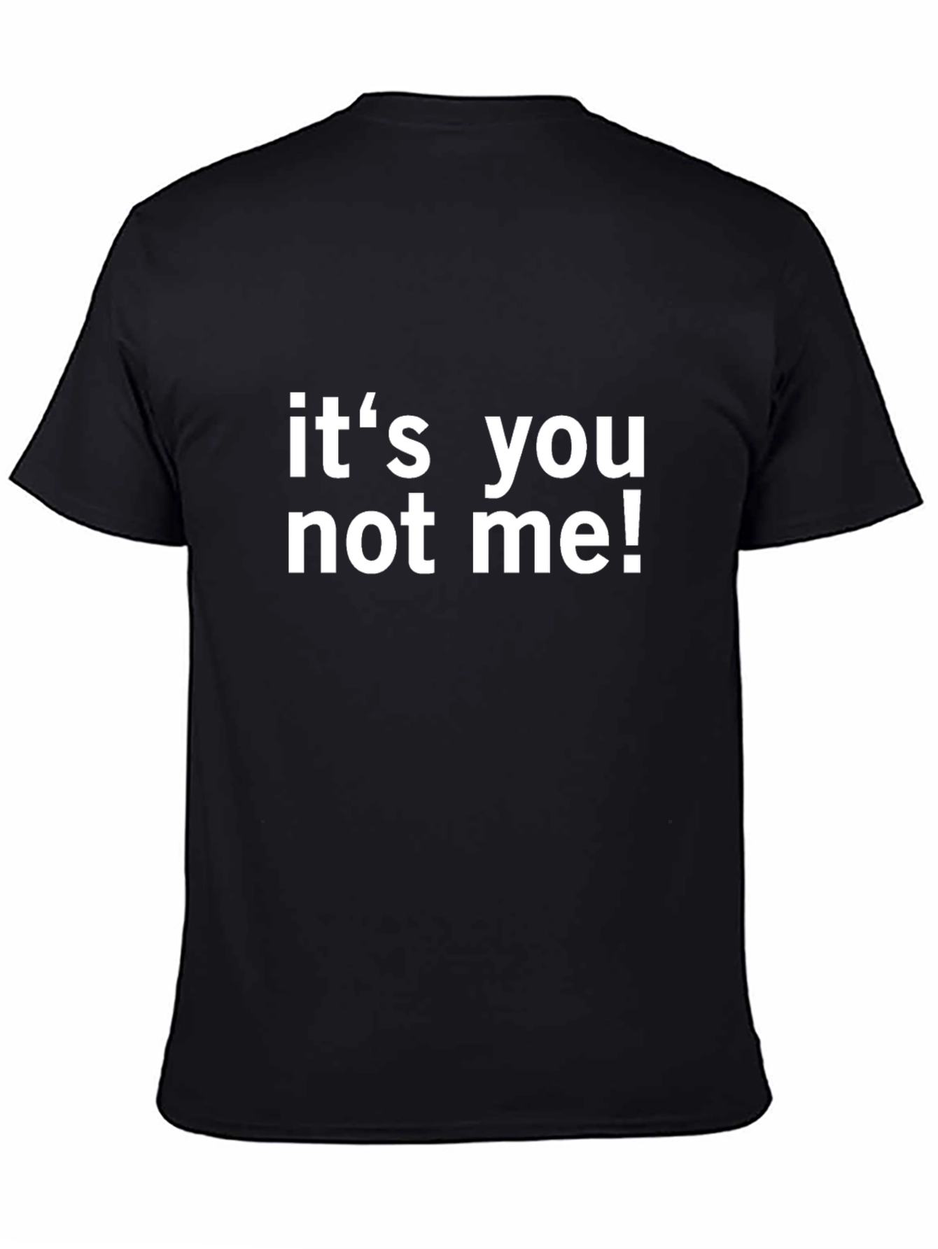Its You Not Me! Novelty Graphic T-Shirt