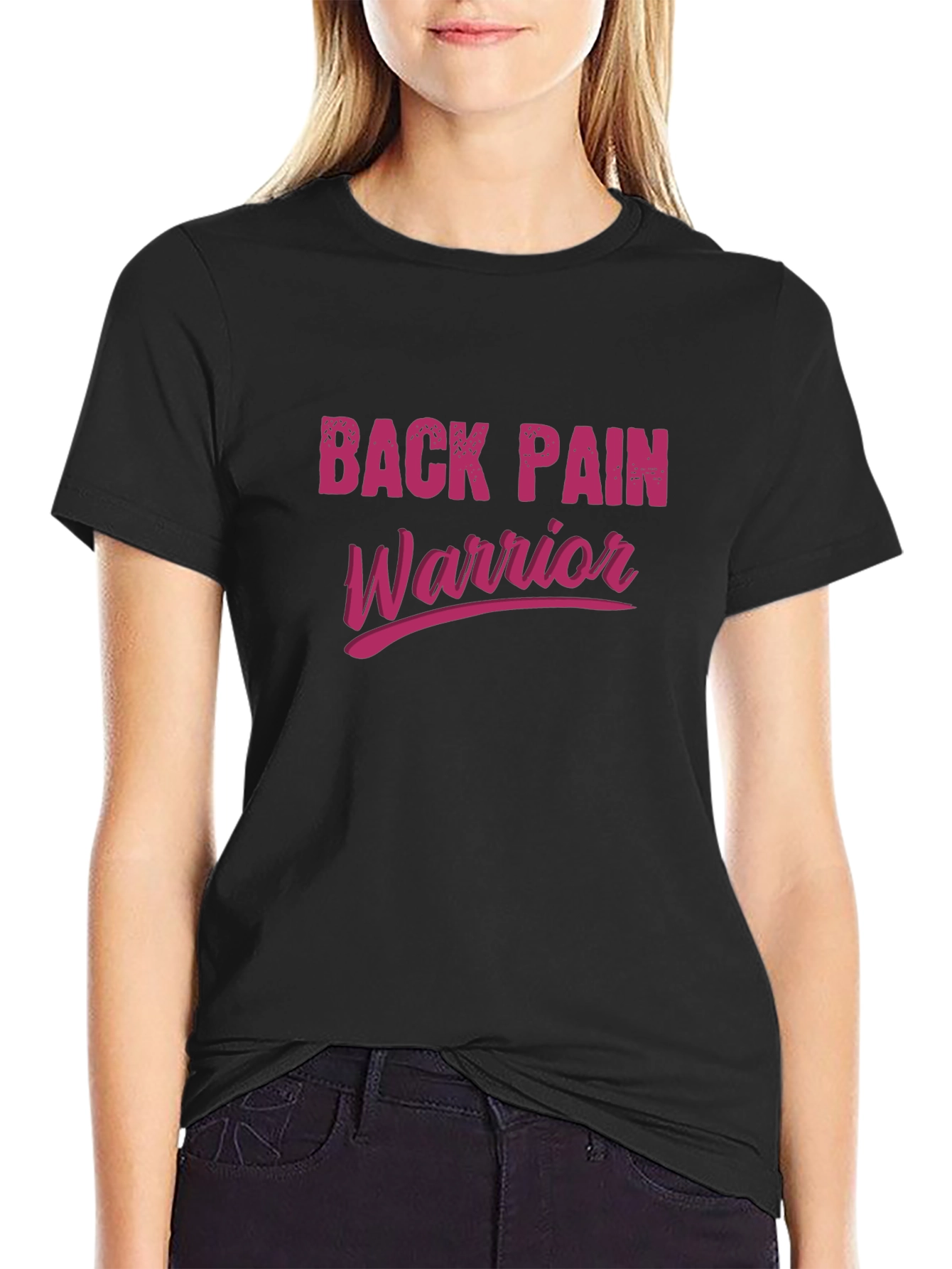 Back Pain Warrior Graphic T-Shirt