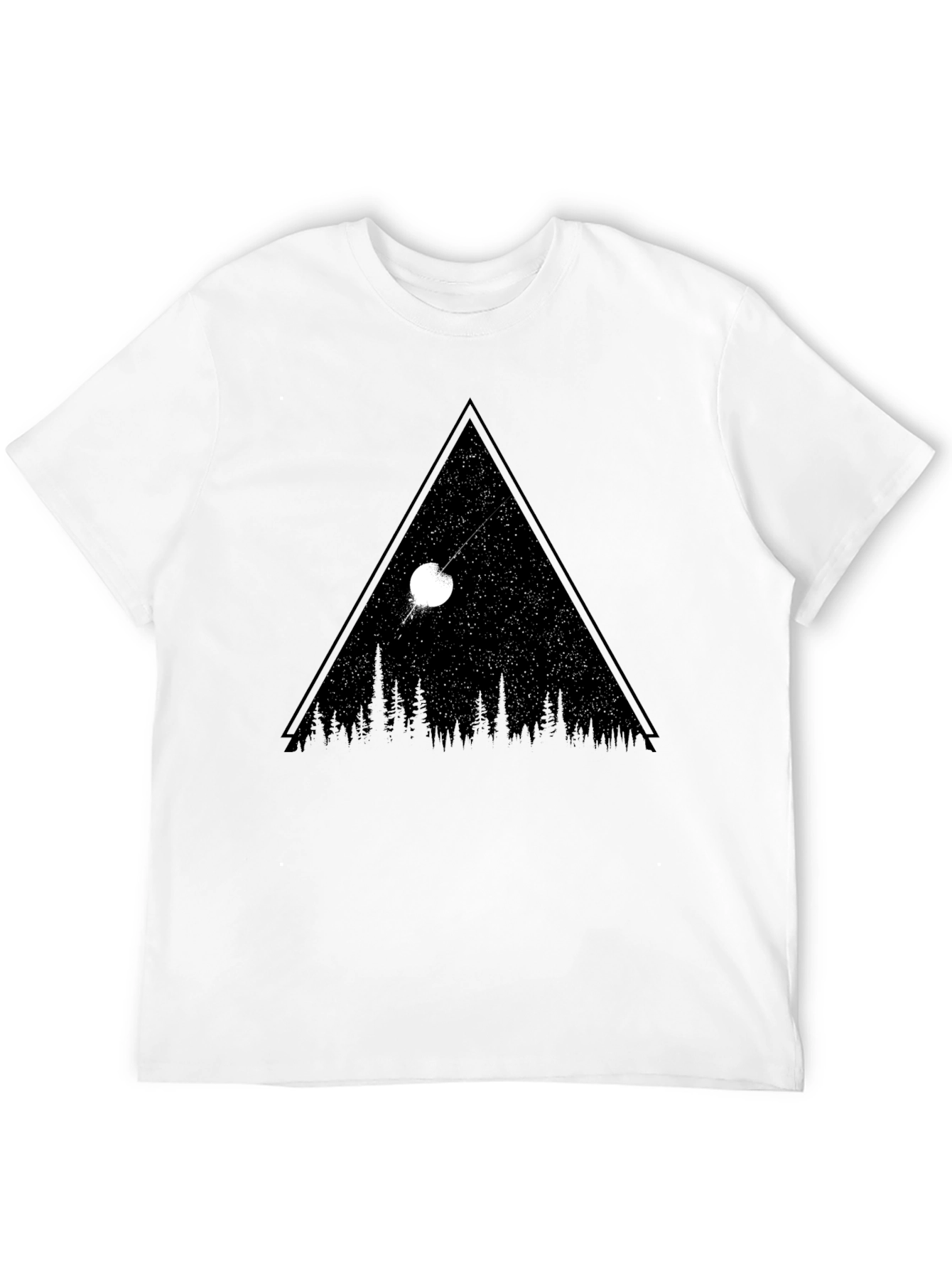 Cosmic Triangle Black T-Shirt