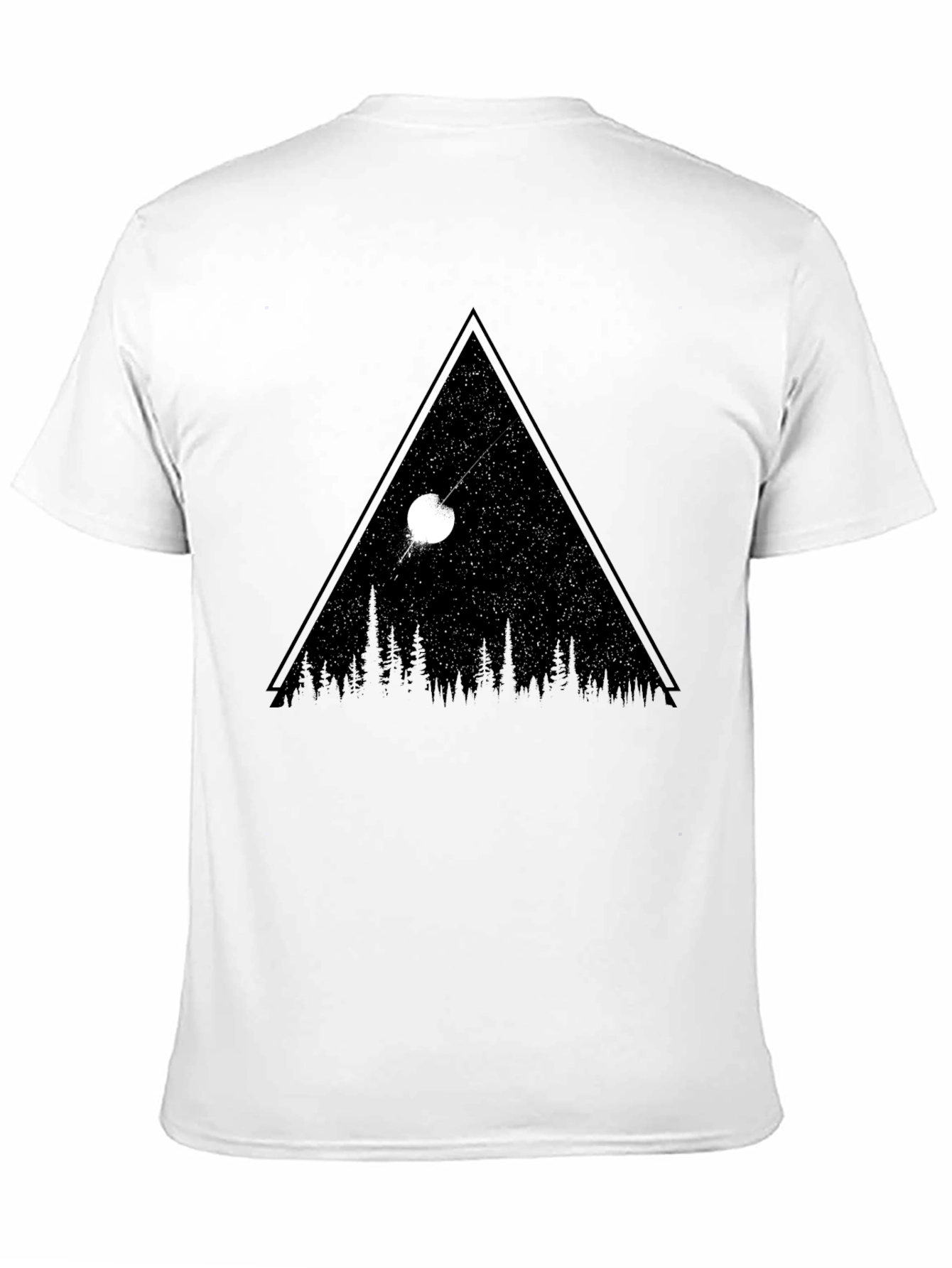 Cosmic Triangle Black T-Shirt