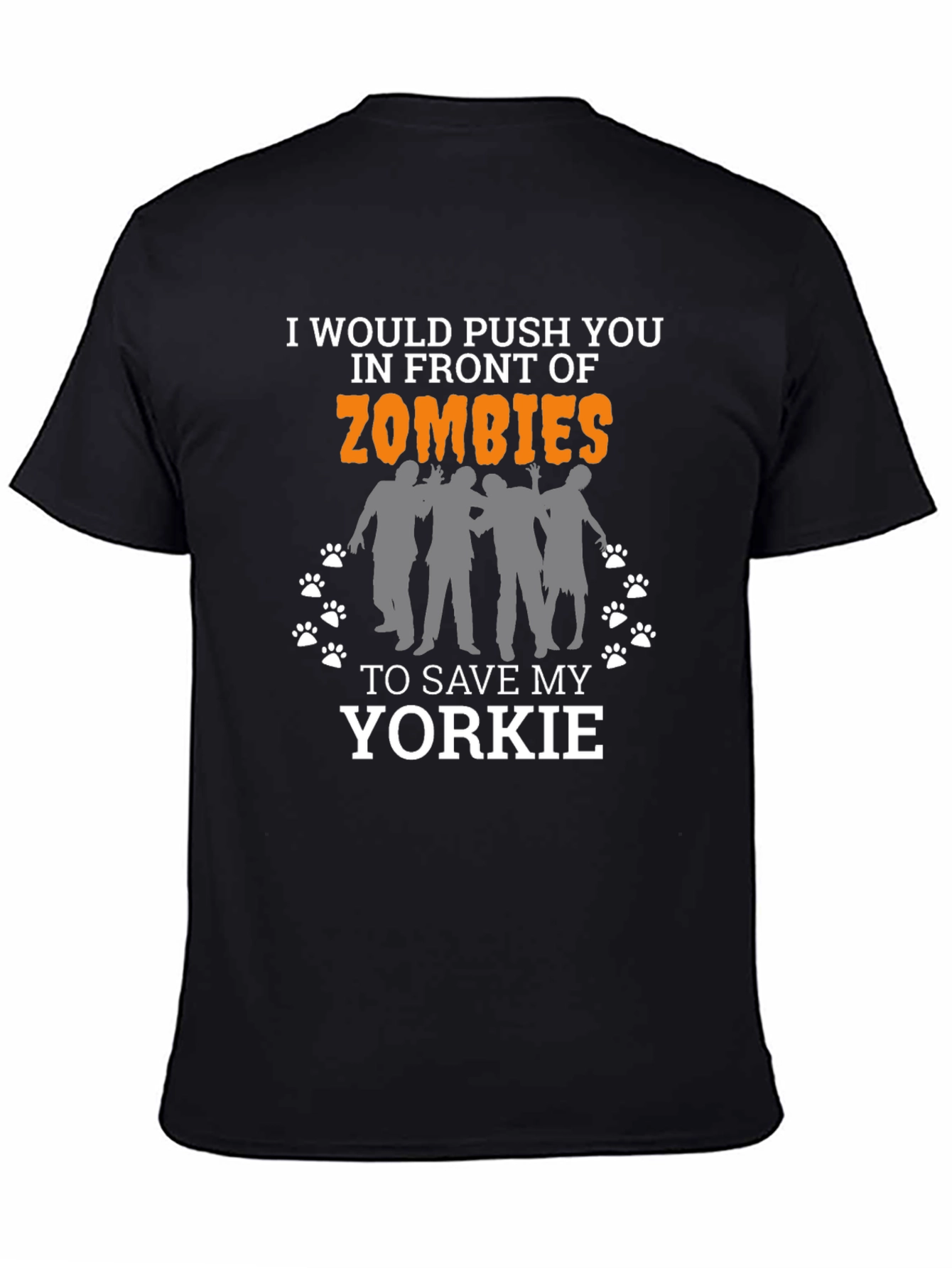 Funny Zombie Yorkie T-Shirt
