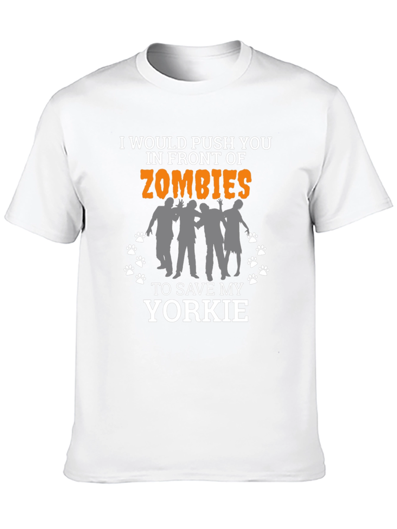 Funny Zombie Yorkie T-Shirt