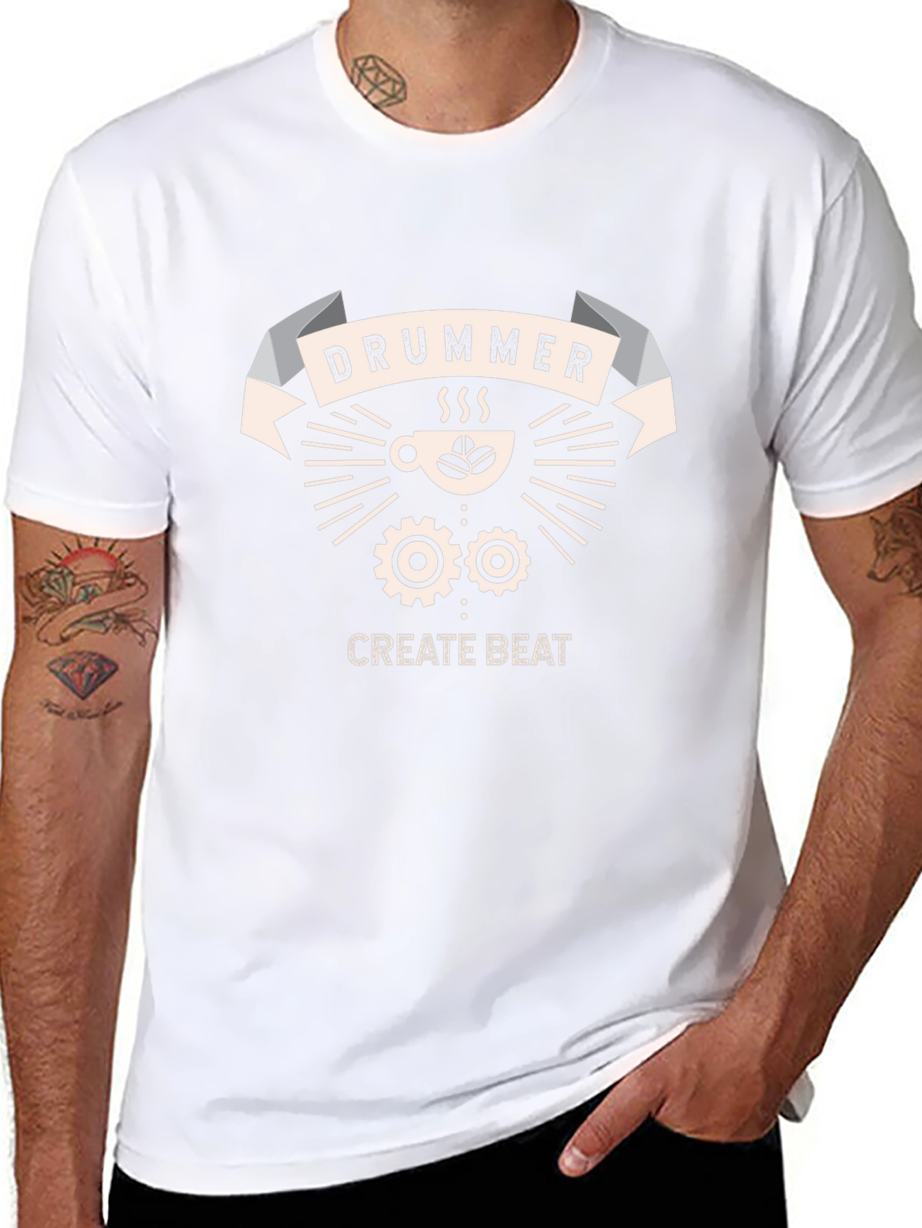 Drummer Coffee Beat T-Shirt