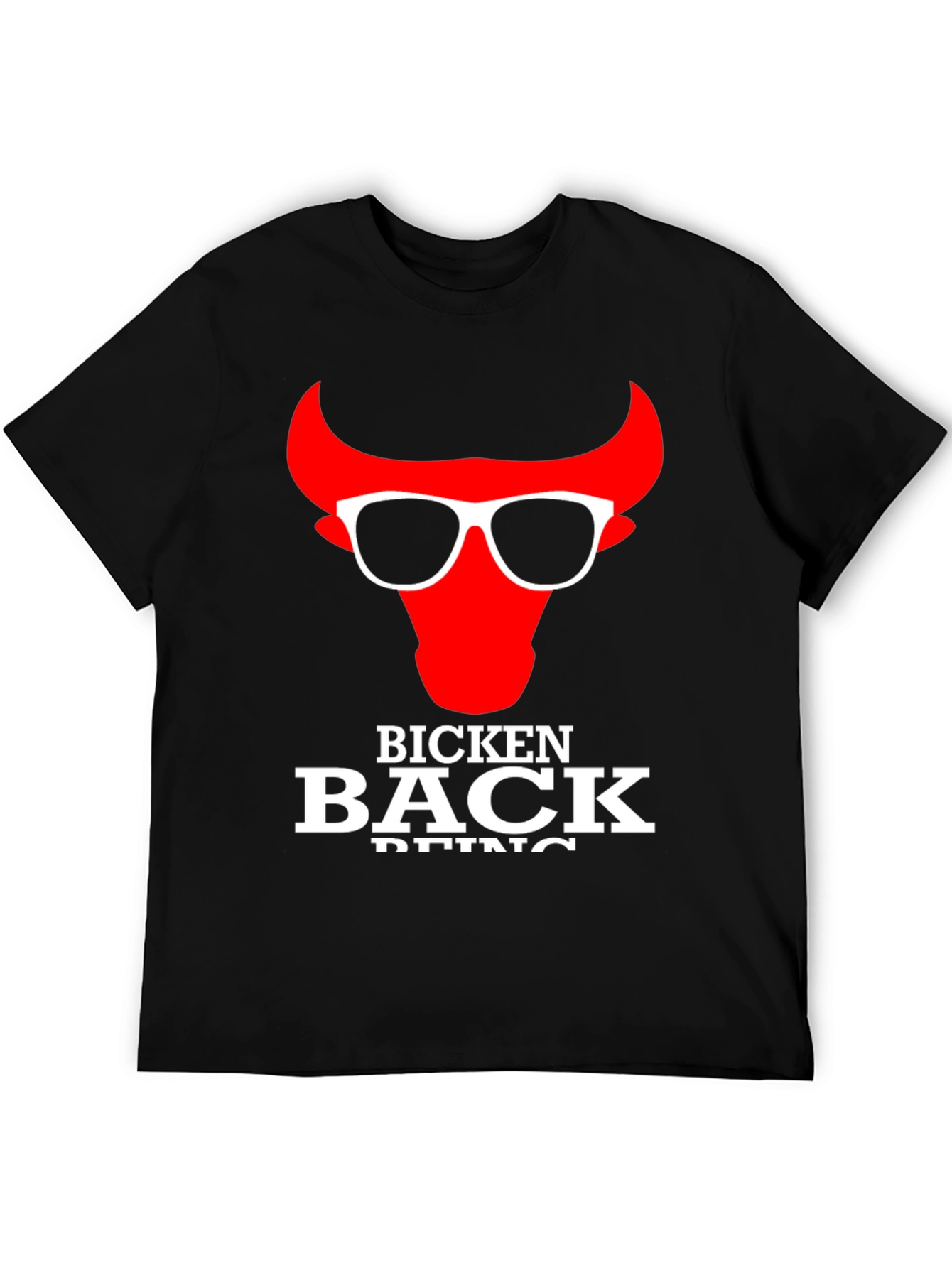 Bicken Back Being Cool Bull T-Shirt