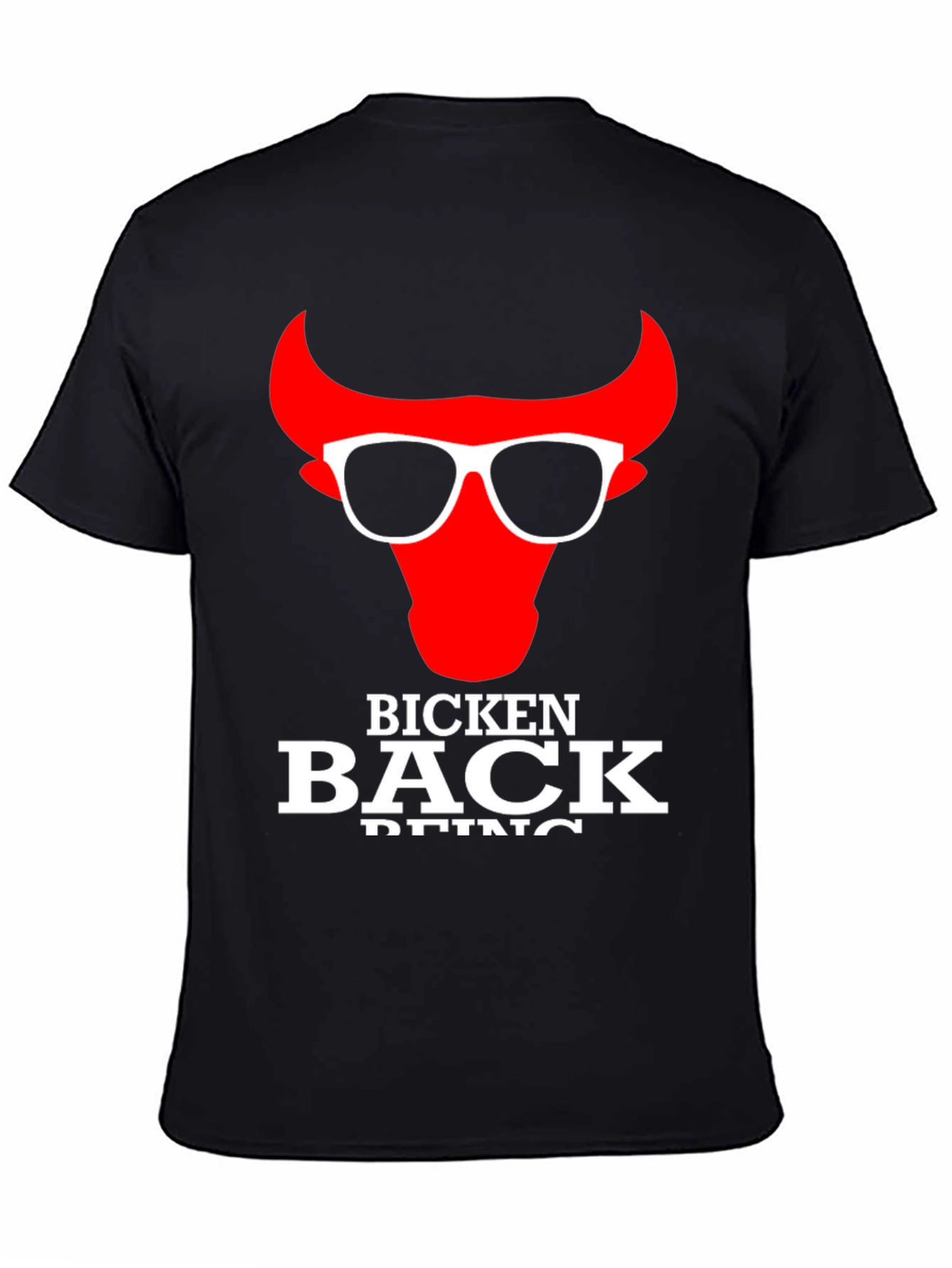 Bicken Back Being Cool Bull T-Shirt