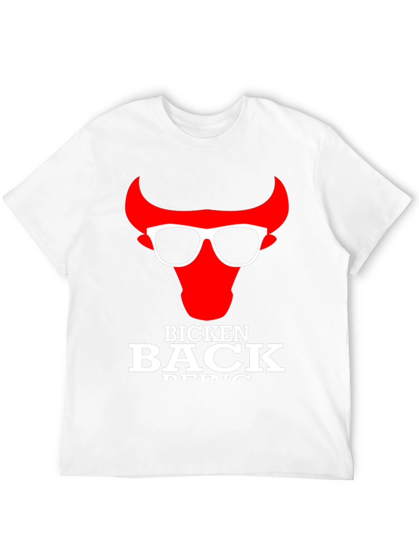 Bicken Back Being Cool Bull T-Shirt
