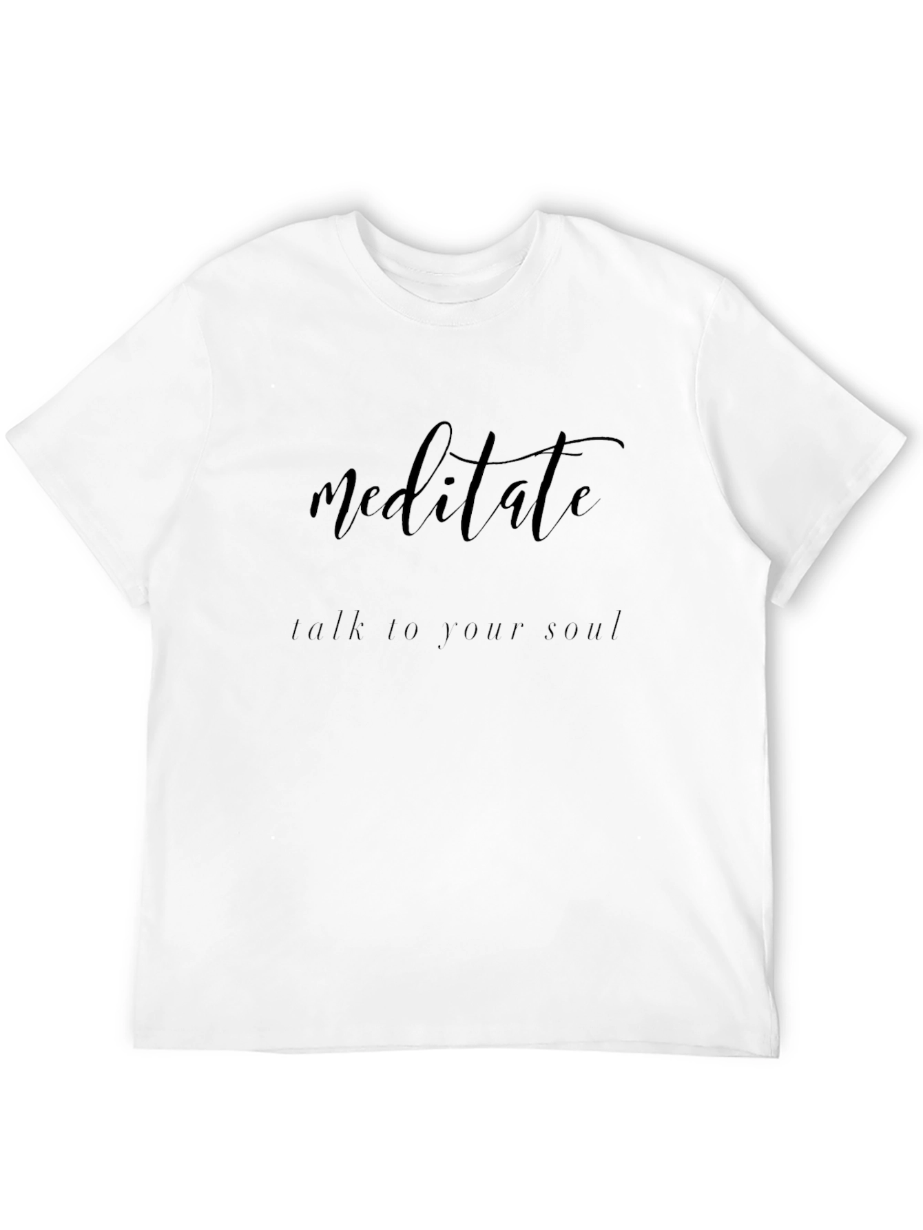 Meditate Soul T-Shirt - Black