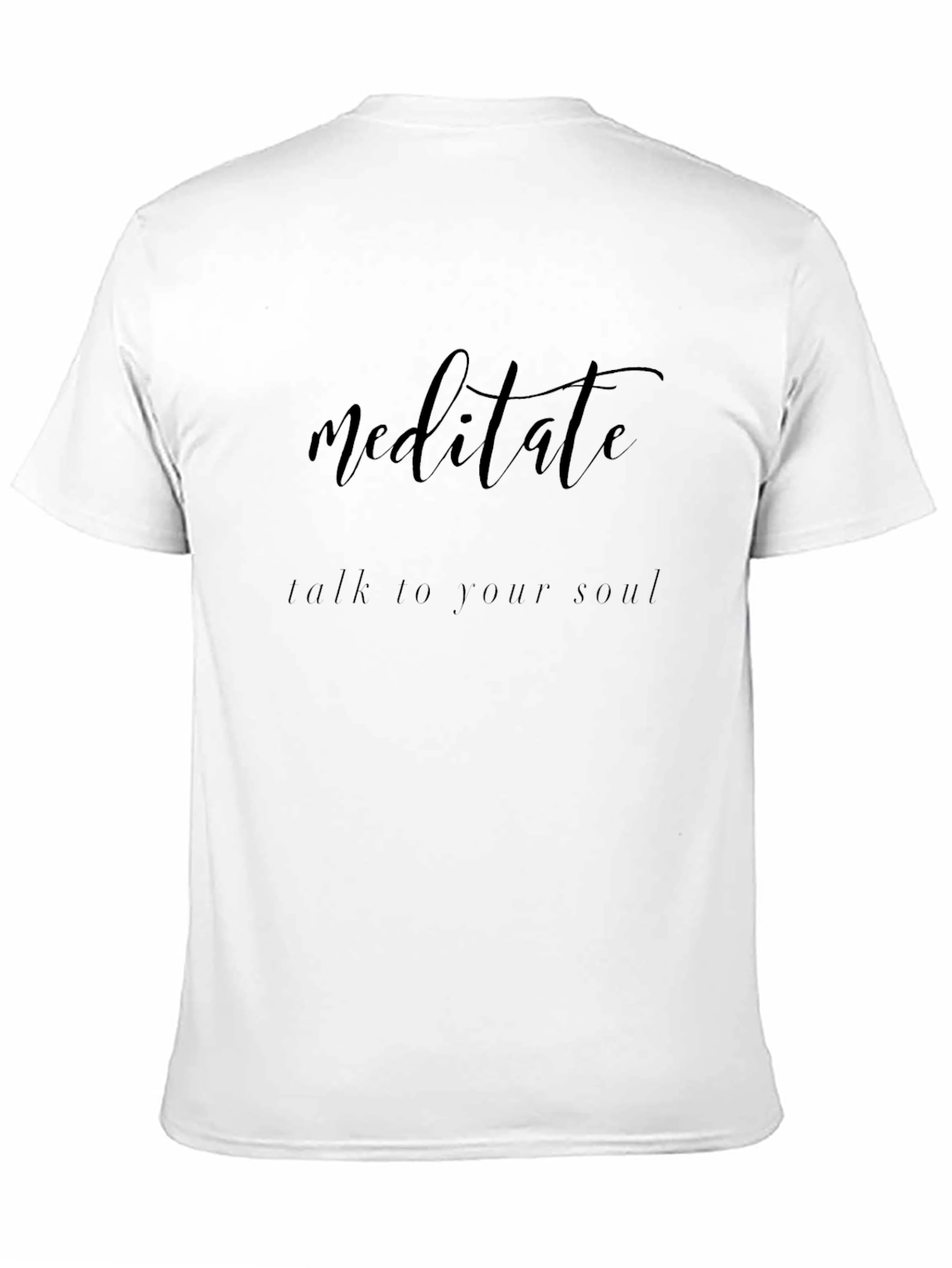 Meditate Soul T-Shirt - Black