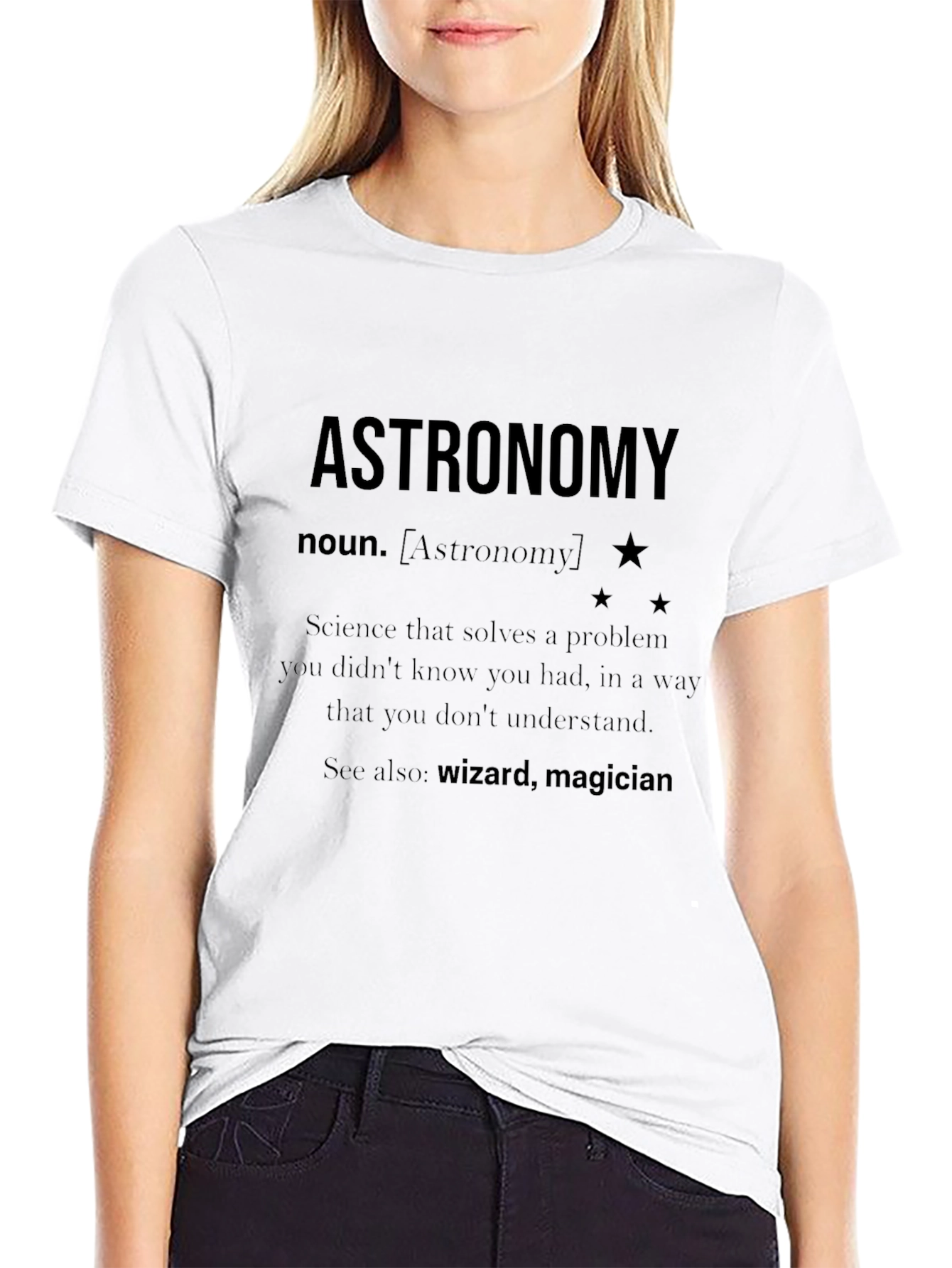 Astronomy Definition Black T-Shirt