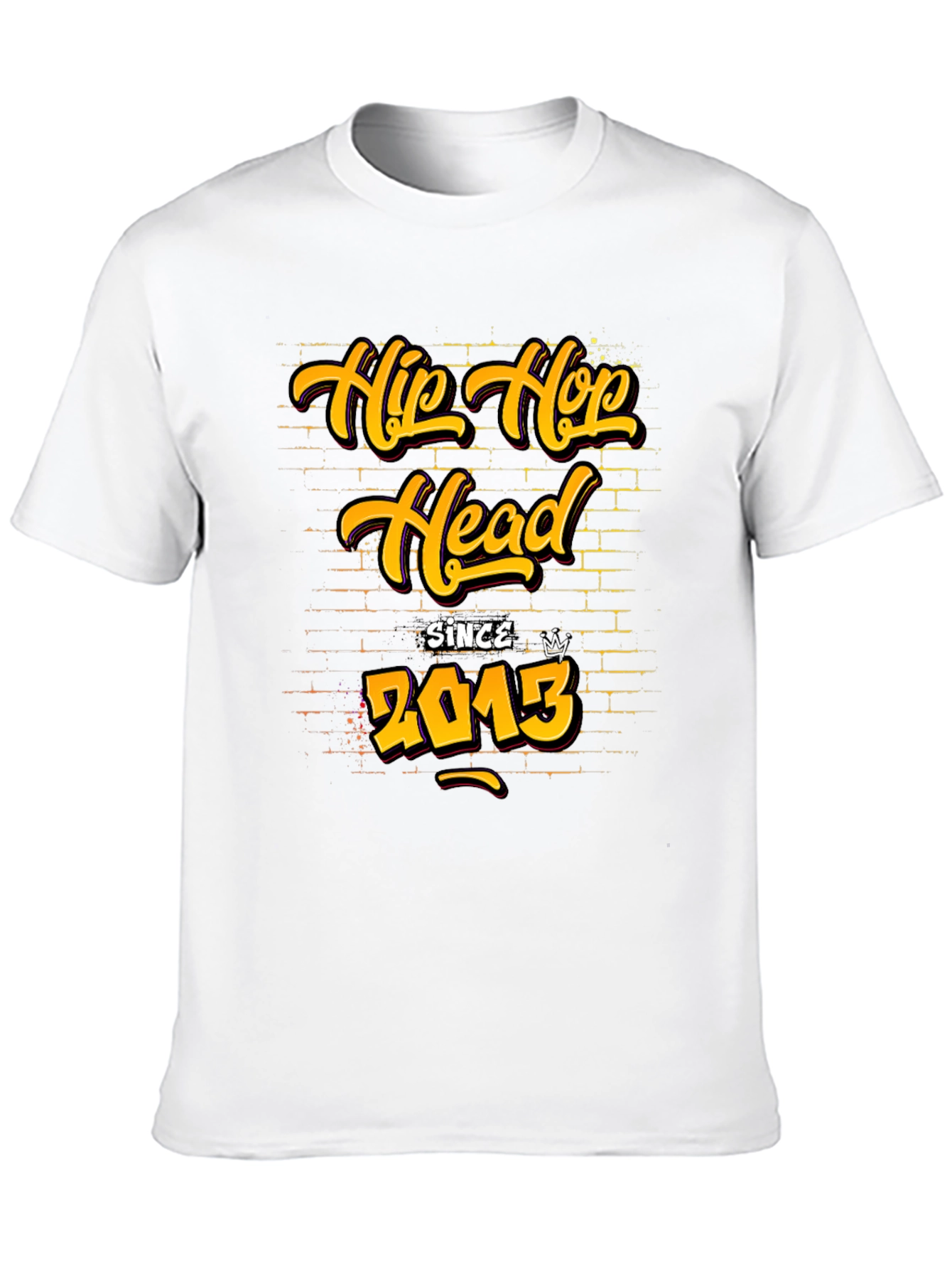 Hip Hop Head Since 2013 Black T-Shirt