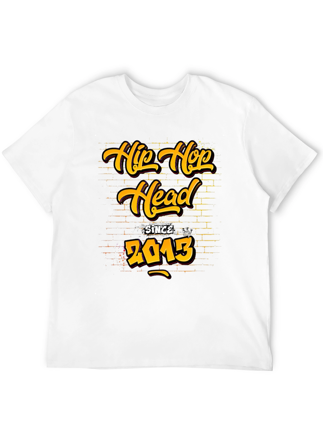 Hip Hop Head Since 2013 Black T-Shirt