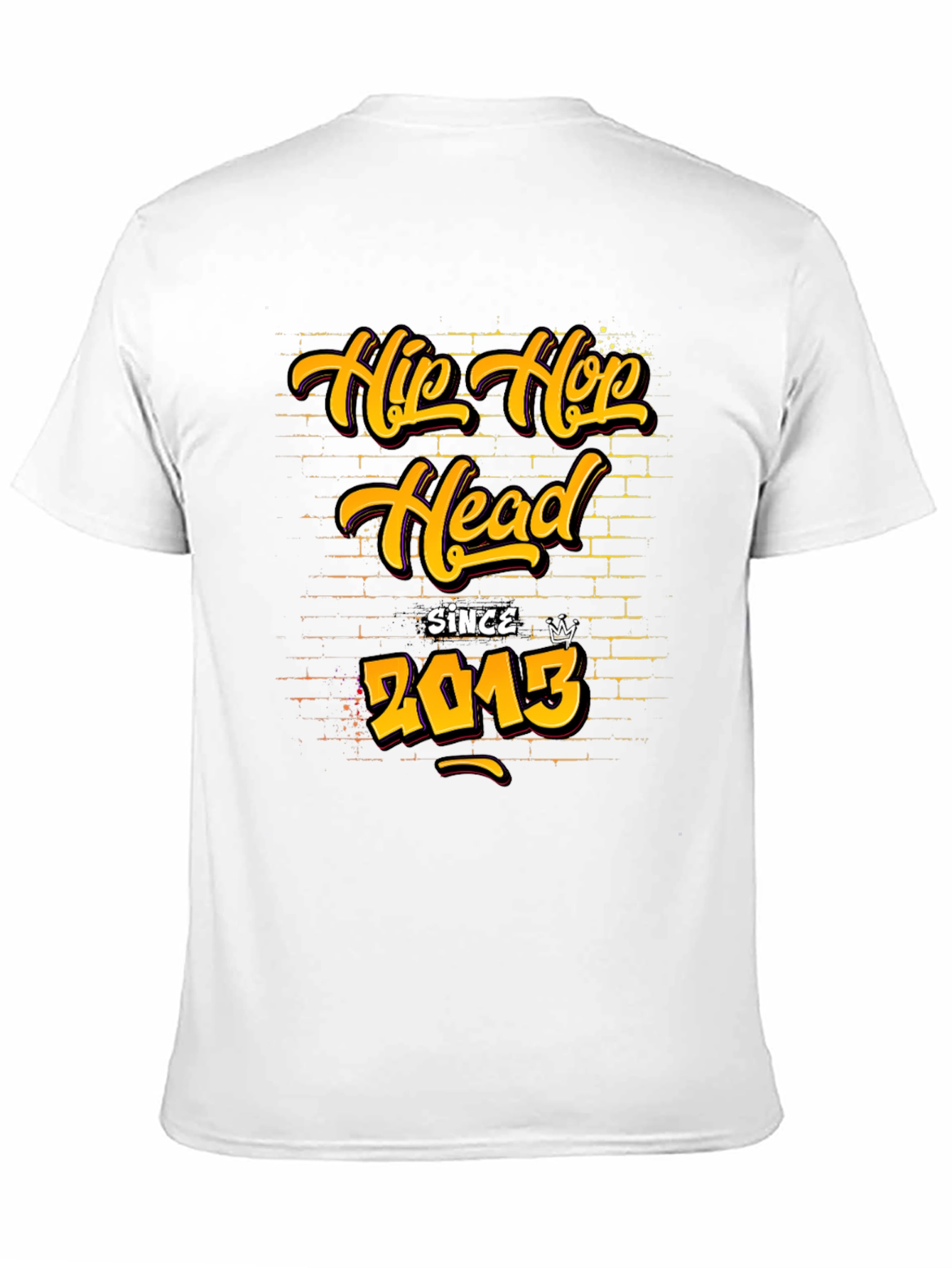 Hip Hop Head Since 2013 Black T-Shirt