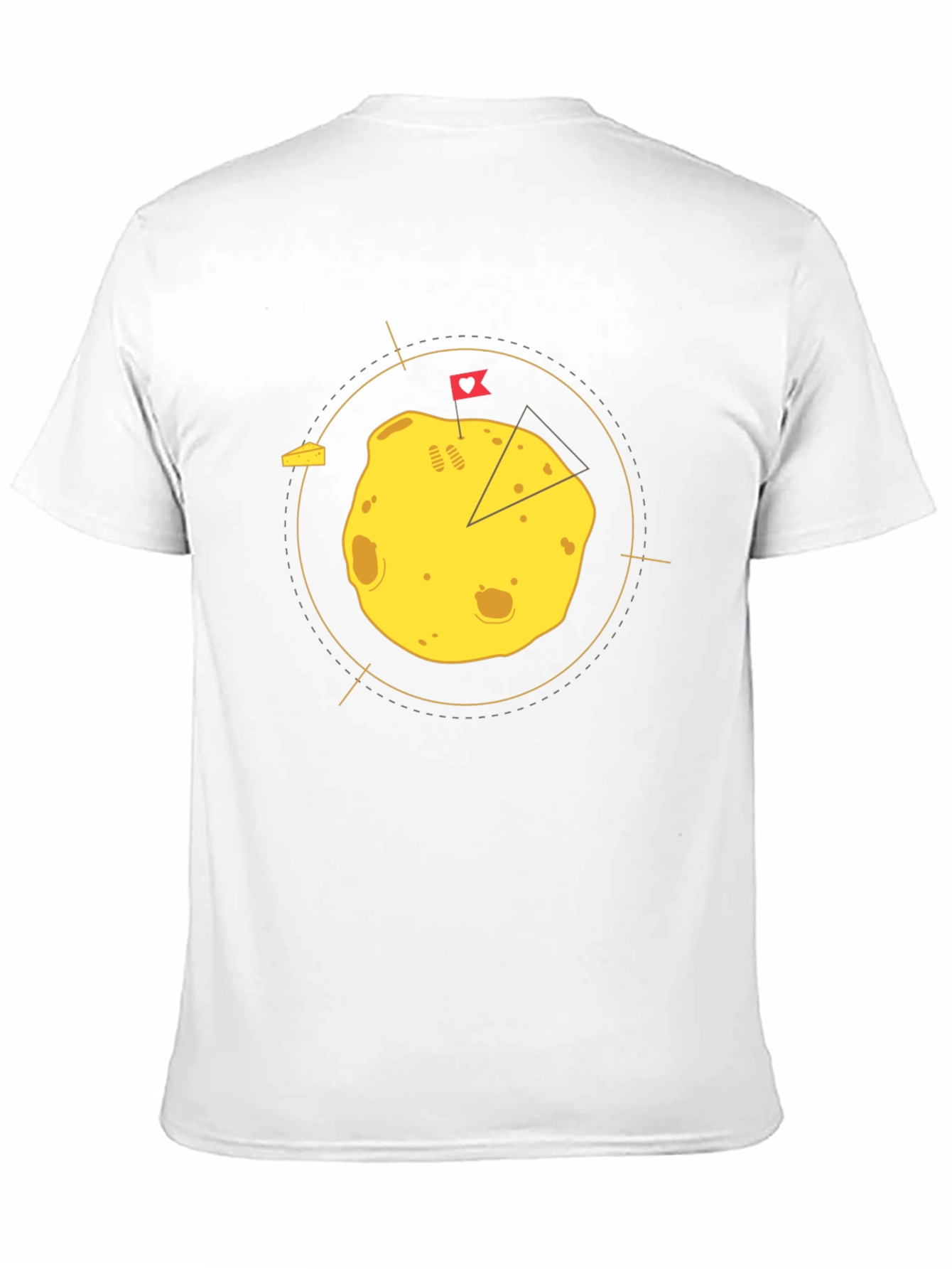 Cheese Planet Black Graphic Tee