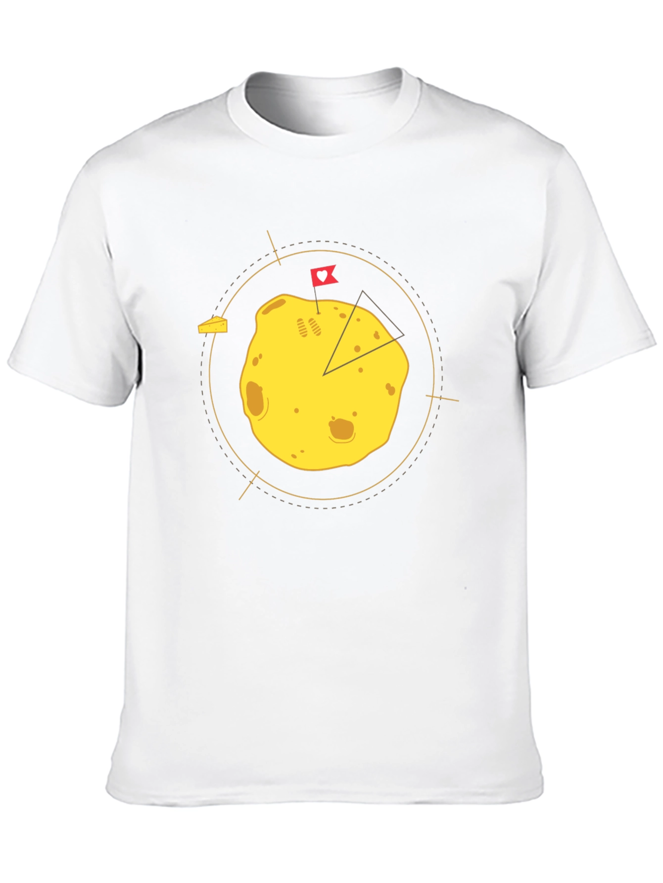 Cheese Planet Black Graphic Tee