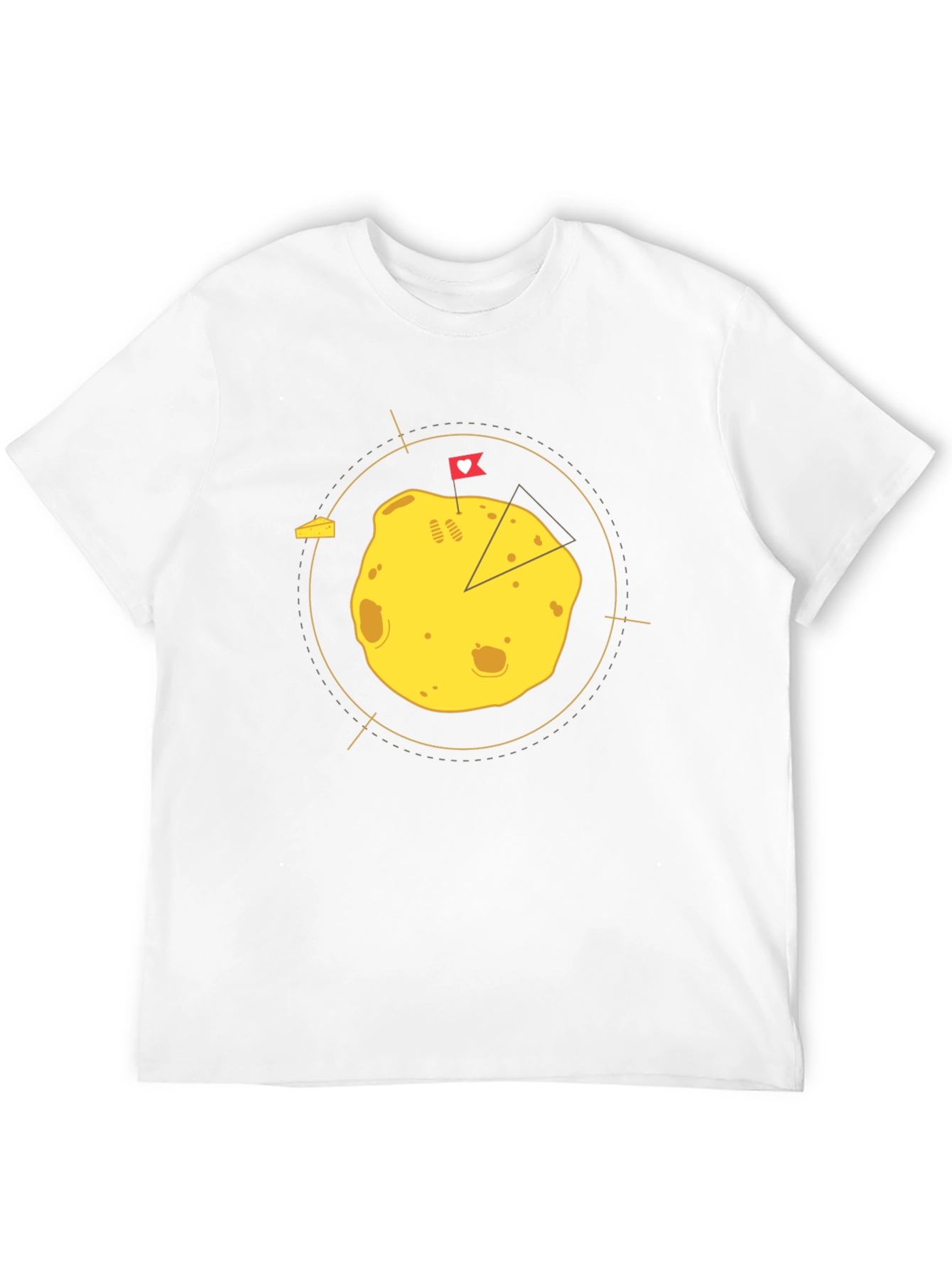 Cheese Planet Black Graphic Tee