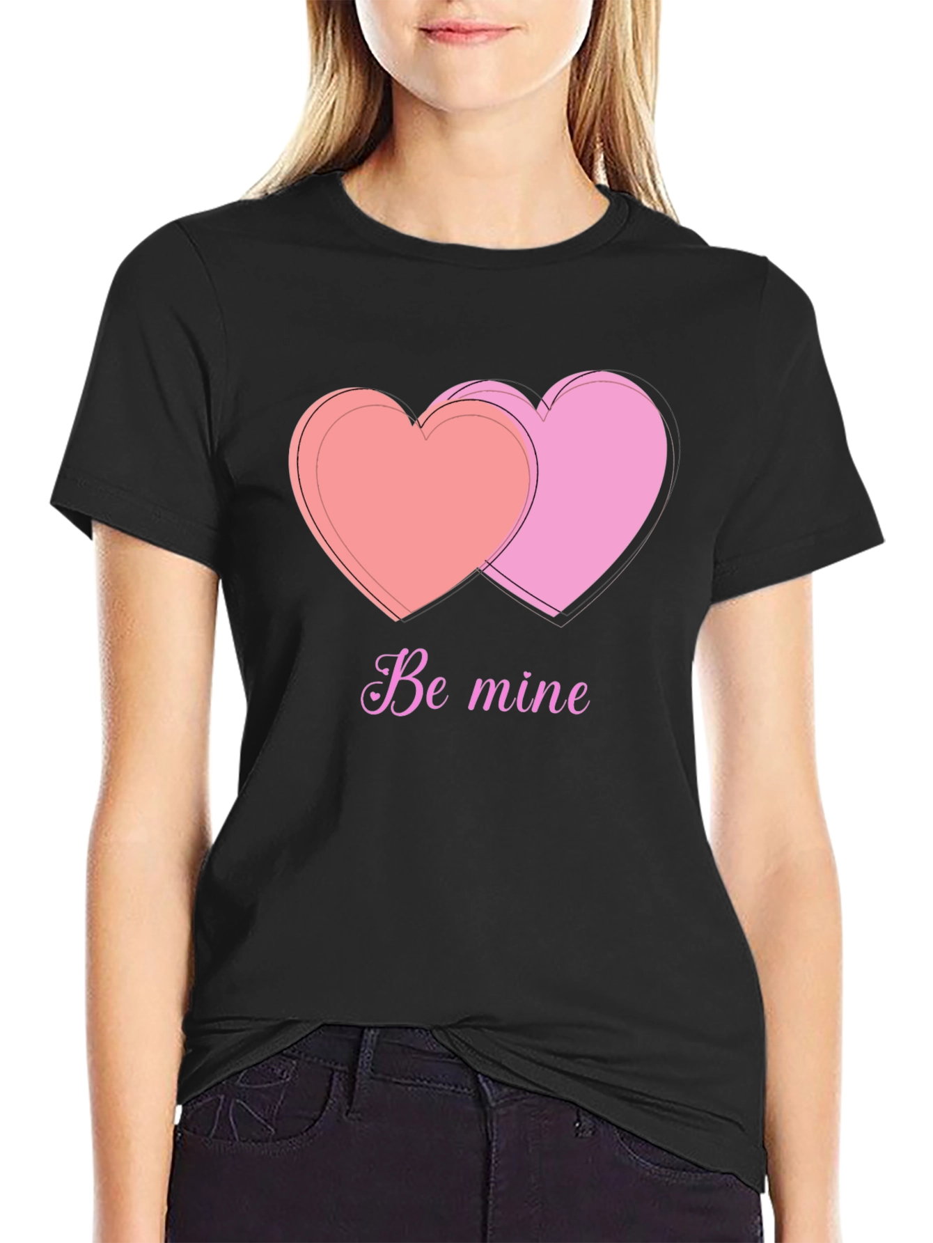 Be Mine Graphic Tee - Valentines Day Heart Shirt