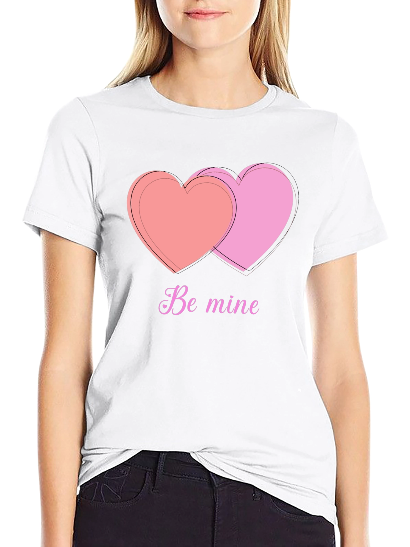 Be Mine Graphic Tee - Valentines Day Heart Shirt
