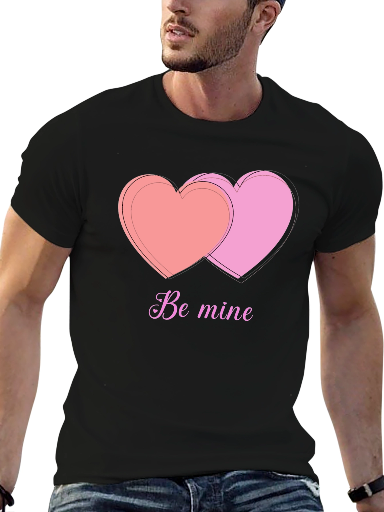 Be Mine Graphic Tee - Valentines Day Heart Shirt