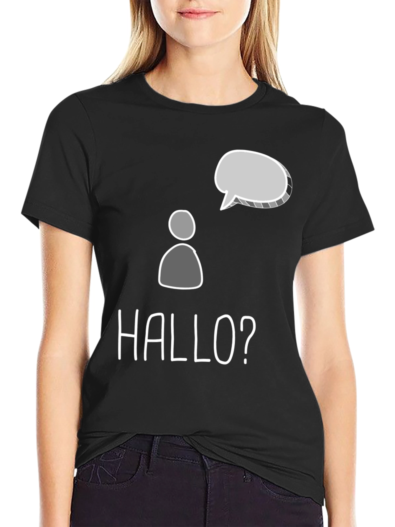 Hallo? Funny German T-Shirt