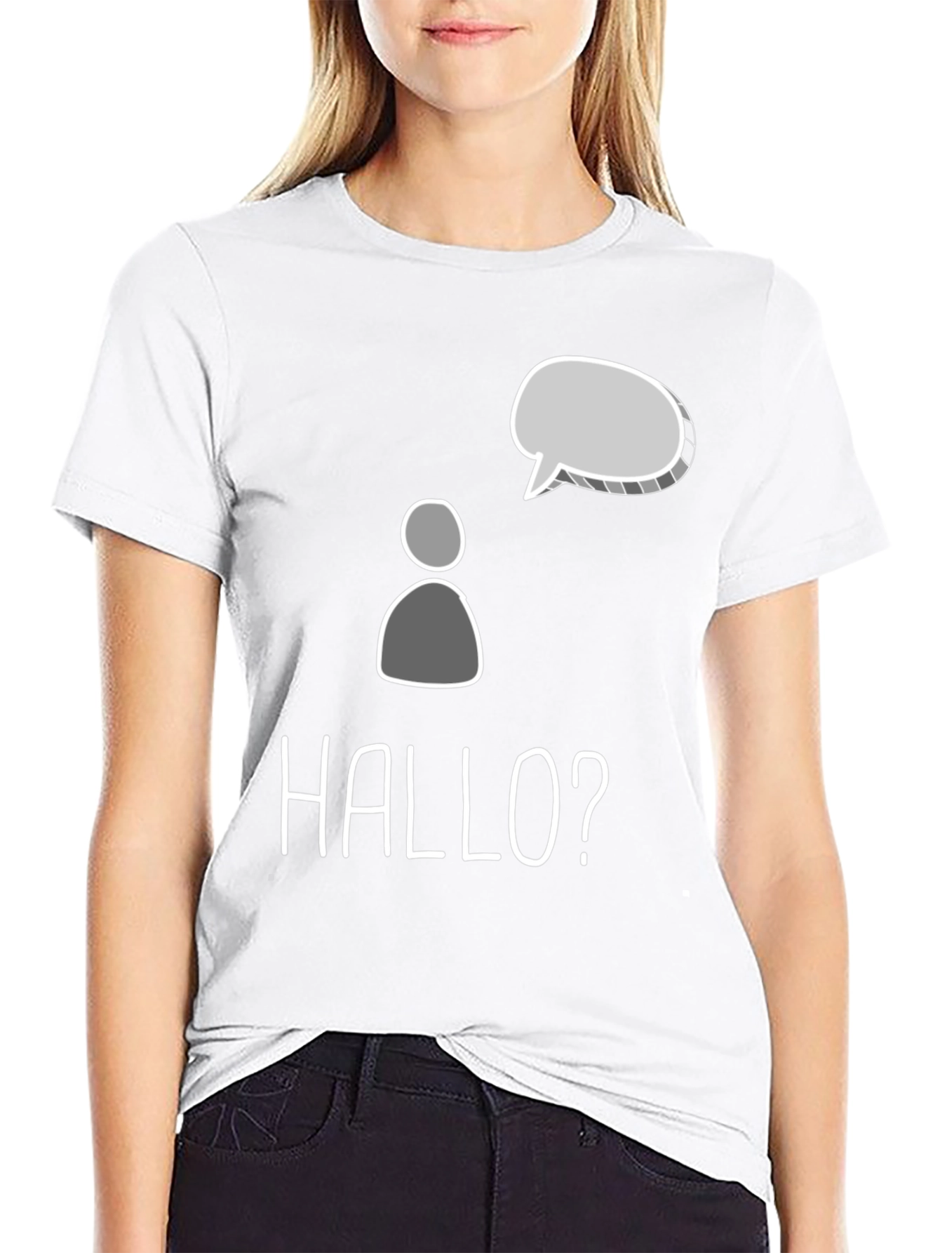 Hallo? Funny German T-Shirt