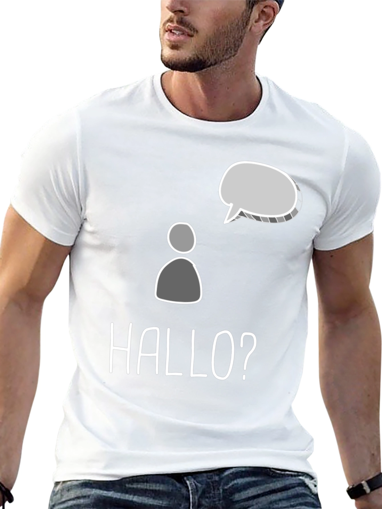 Hallo? Funny German T-Shirt