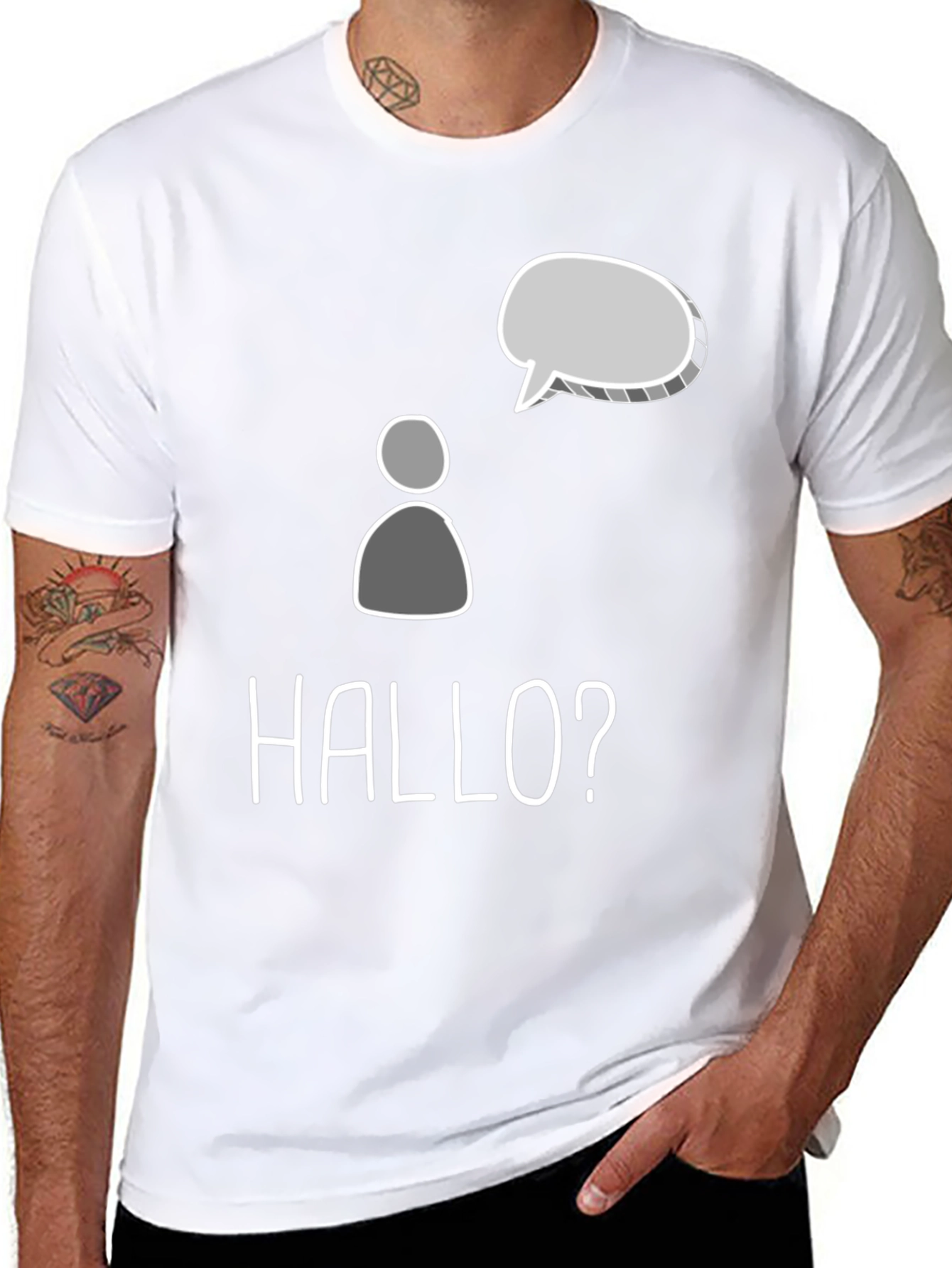 Hallo? Funny German T-Shirt