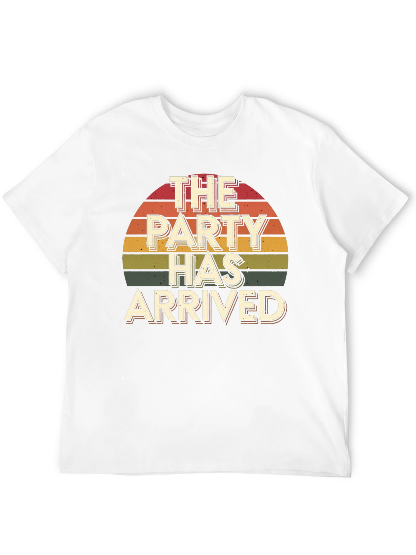 The Party Has Arrived Retro Graphic T-Shirt