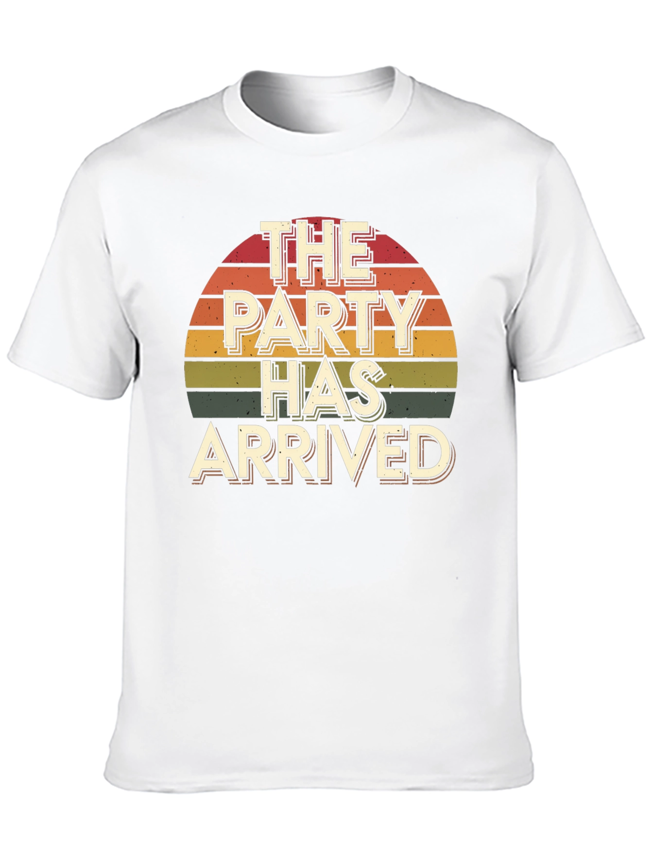 The Party Has Arrived Retro Graphic T-Shirt