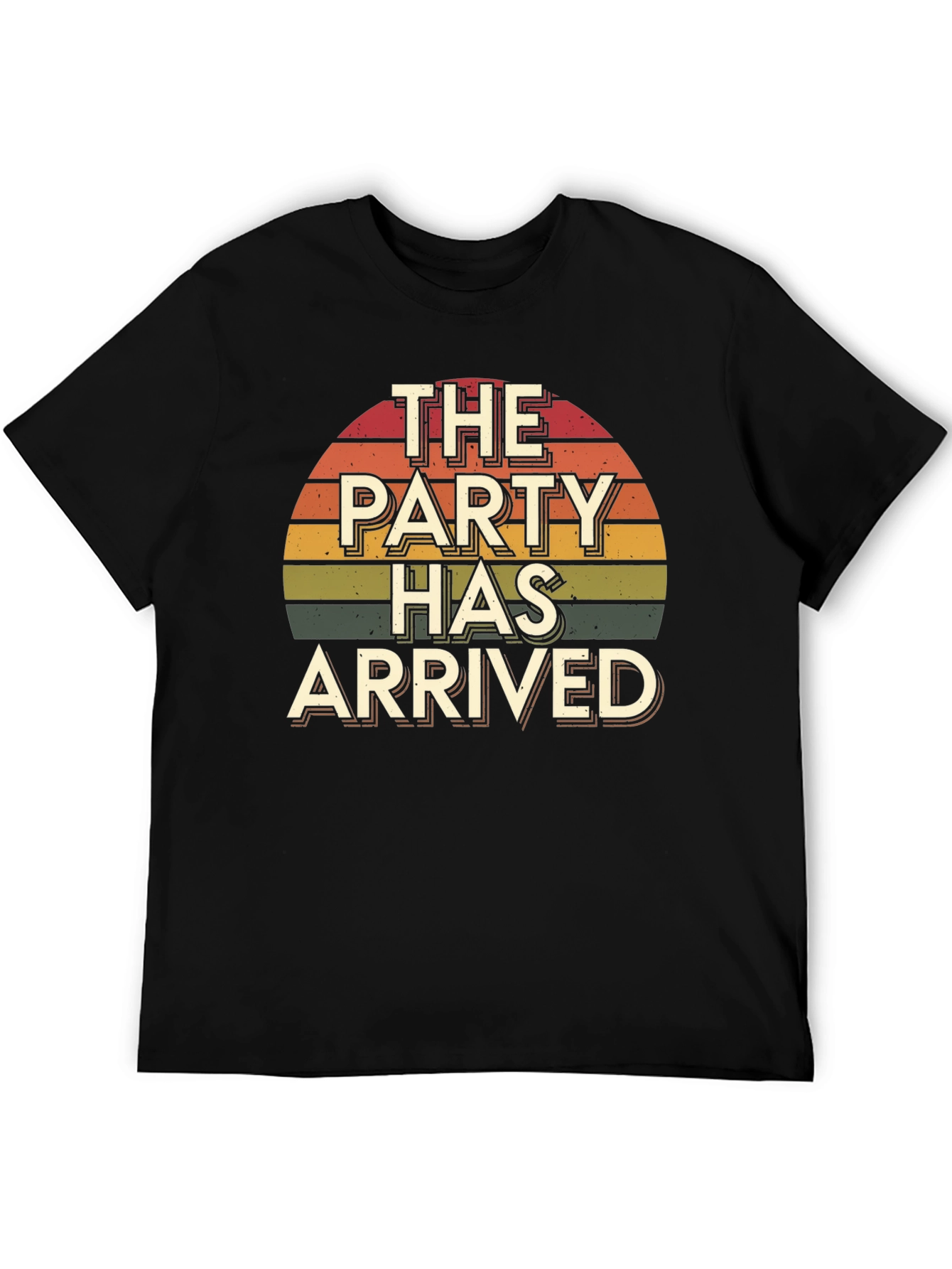 The Party Has Arrived Retro Graphic T-Shirt