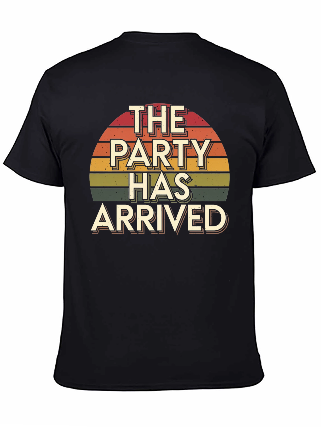 The Party Has Arrived Retro Graphic T-Shirt