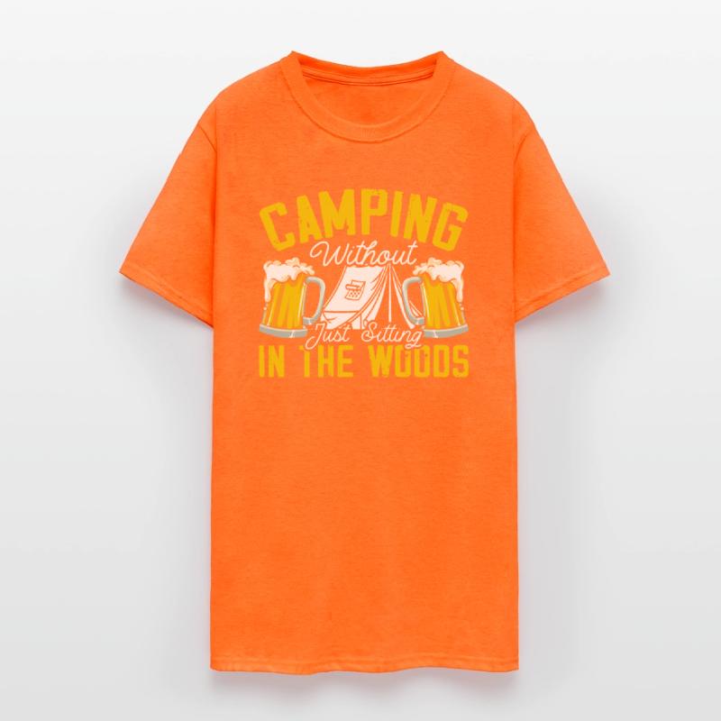 Camping And Beer Drinker Alcoholic Camp Camper