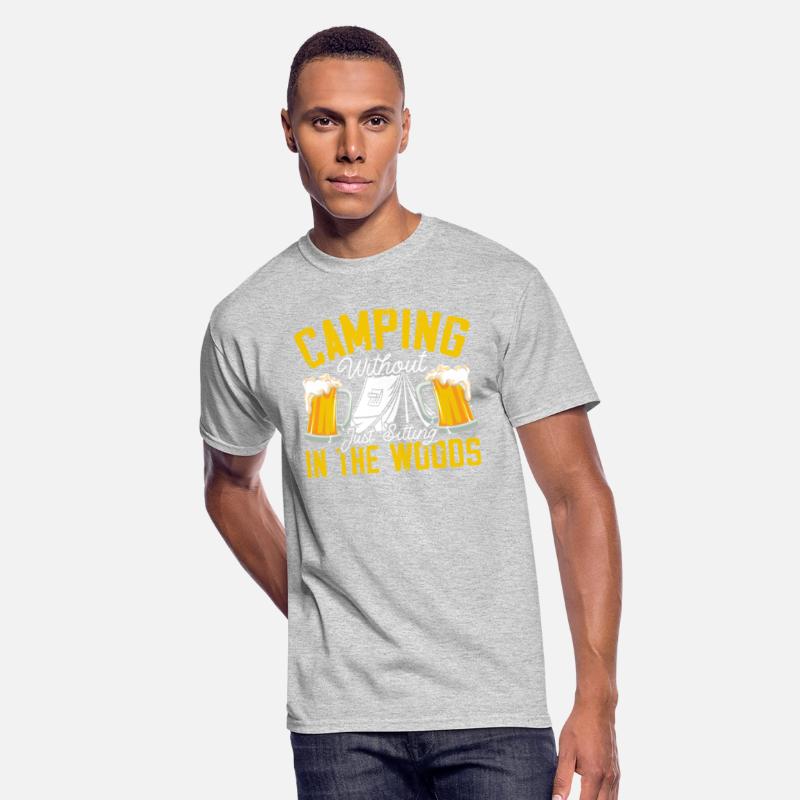Camping And Beer Drinker Alcoholic Camp Camper