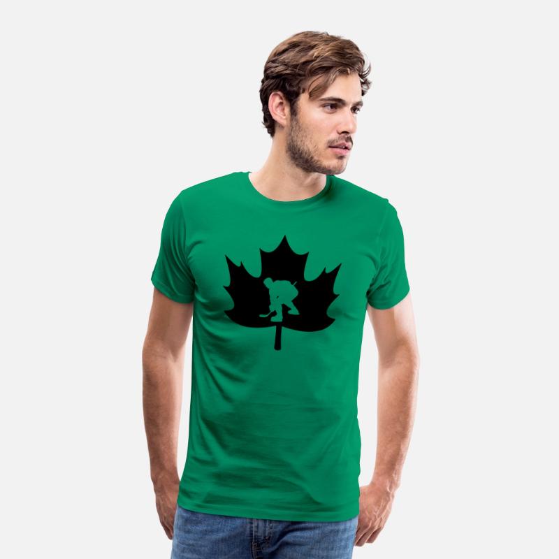 Canada maple leaf ice hockey logo