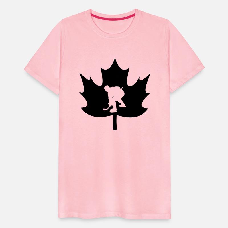 Canada maple leaf ice hockey logo