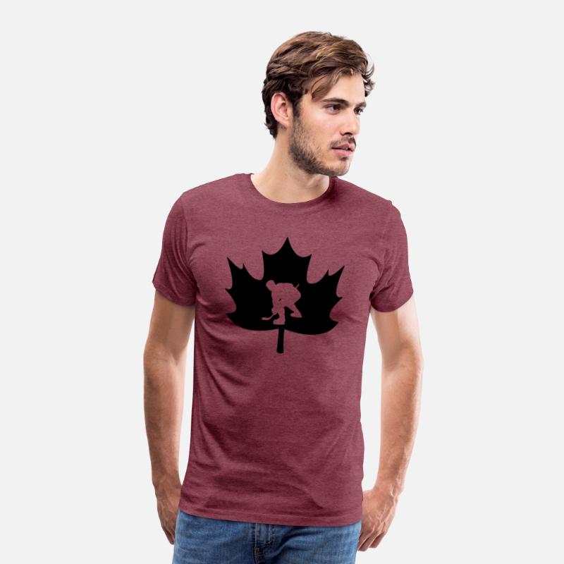 Canada maple leaf ice hockey logo