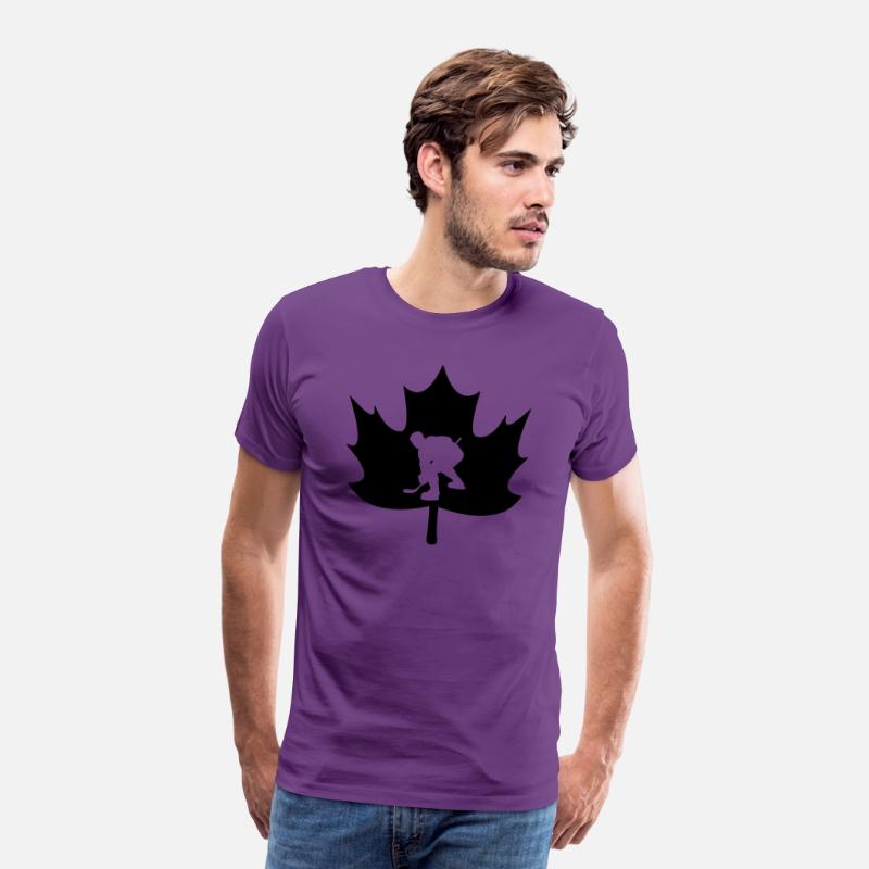 Canada maple leaf ice hockey logo