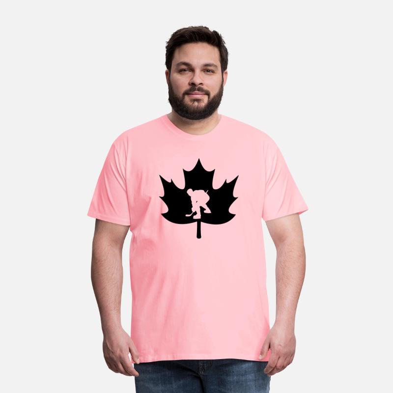 Canada maple leaf ice hockey logo