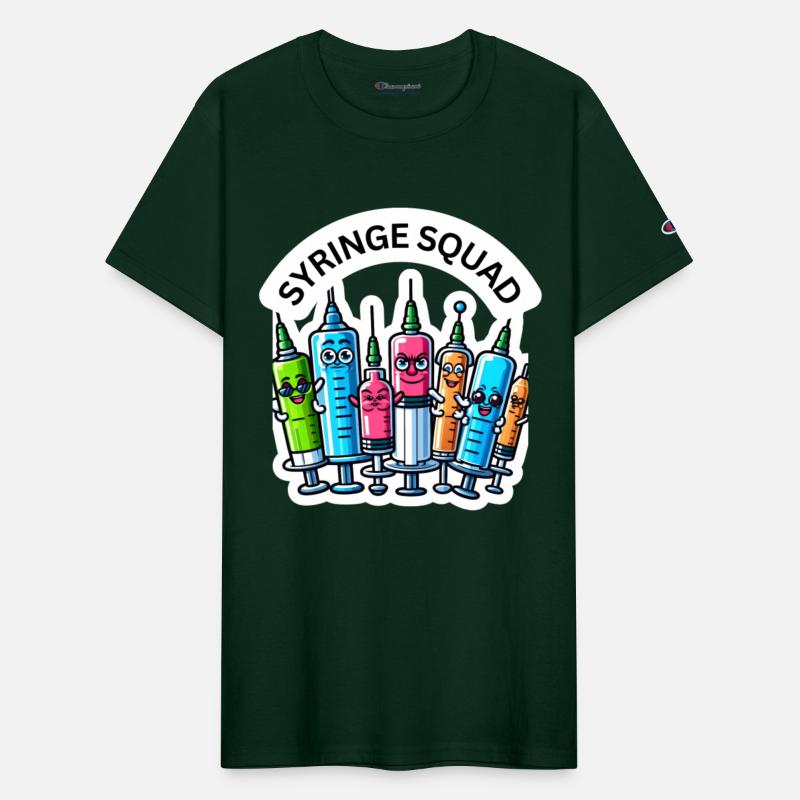 Cartoons Syringes Design