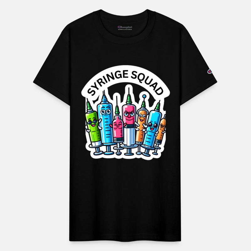Cartoons Syringes Design