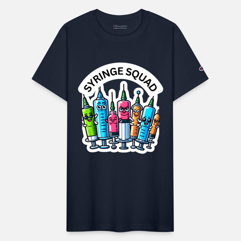 Cartoons Syringes Design