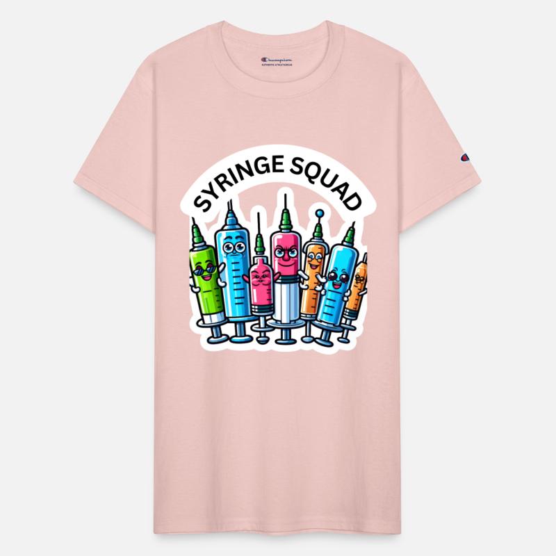 Cartoons Syringes Design