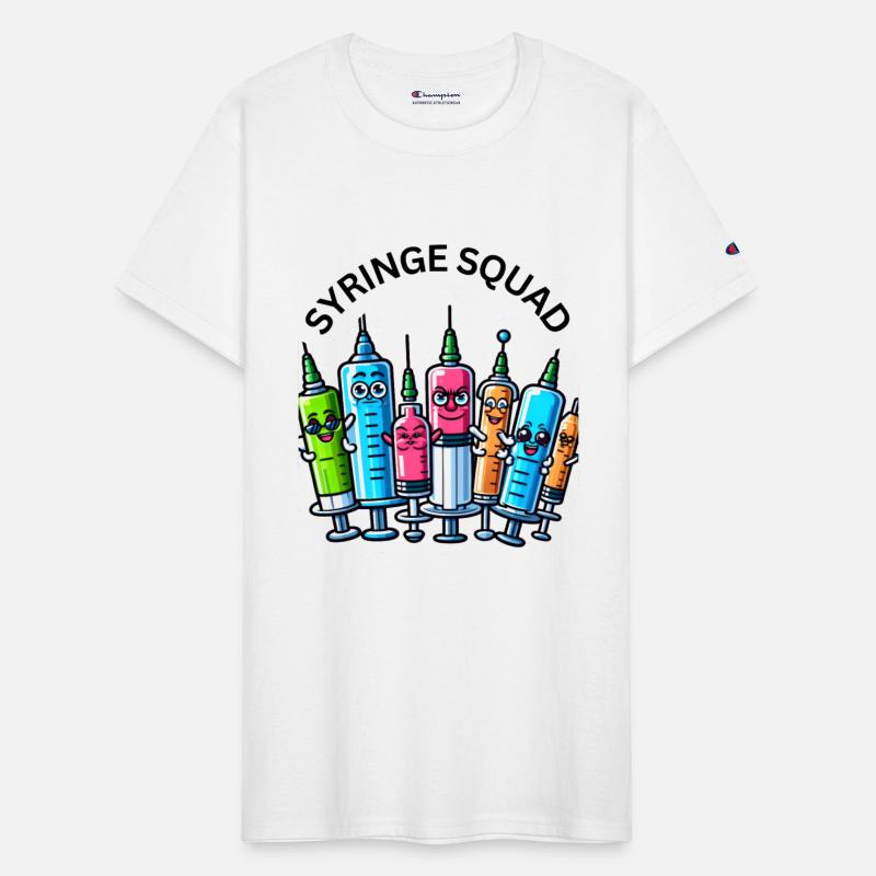 Cartoons Syringes Design