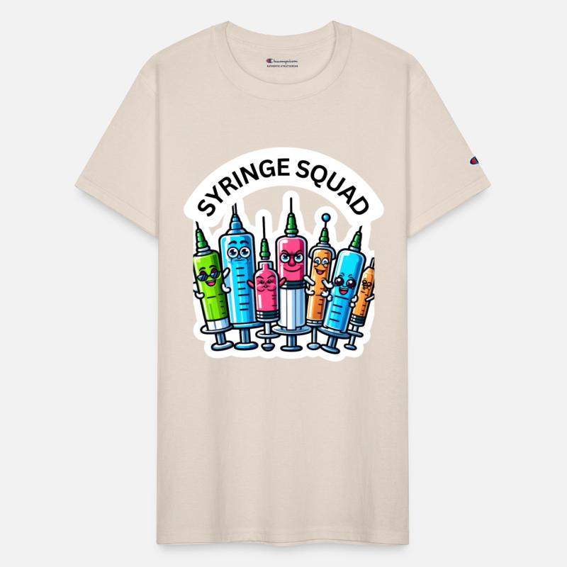 Cartoons Syringes Design