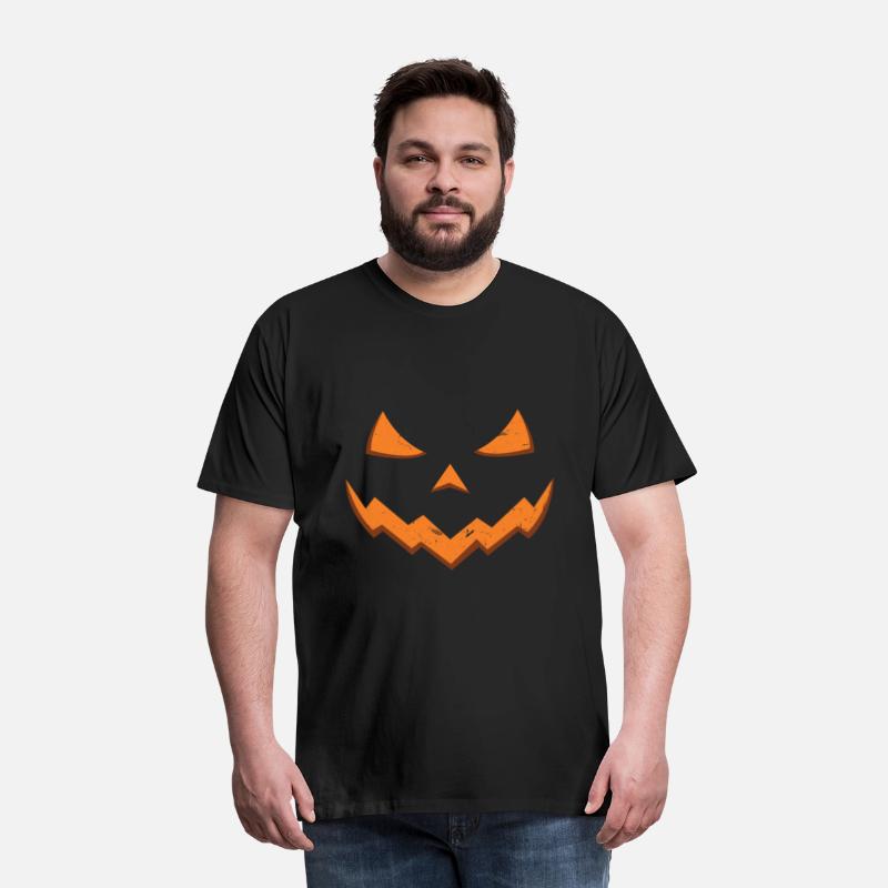 Carved Pumpkin Head Face Lazy Halloween Pumpkin