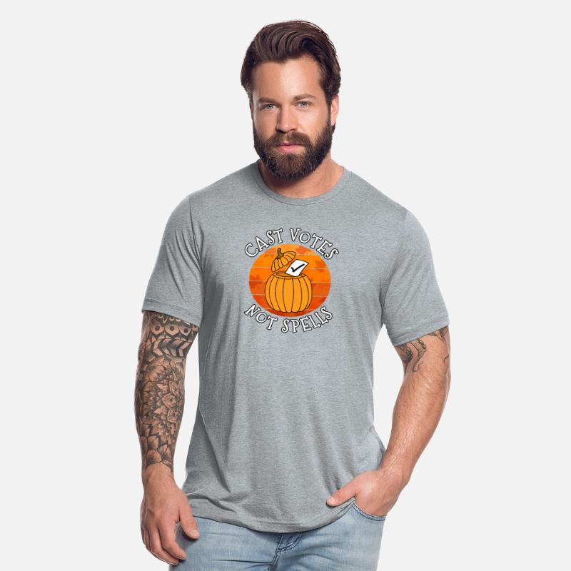 Cast Votes Not Spells Midterm Elections Pumpkin