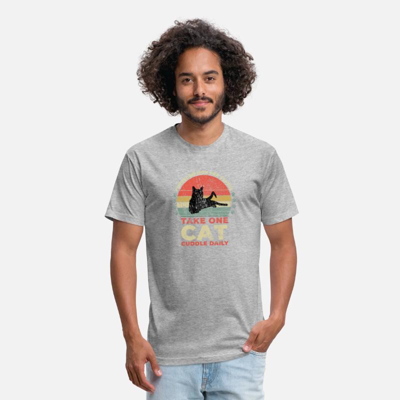 Cat Cuddle Therapy Retro Design - Stress Relief