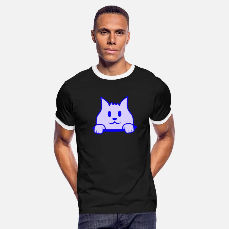 Cat Looks Nice Out From Ground Hole Happy Smiling